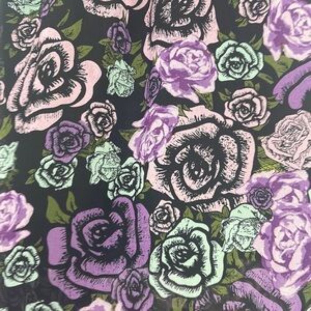 Purple Floral Lola Skirt - Picture 5 of 5